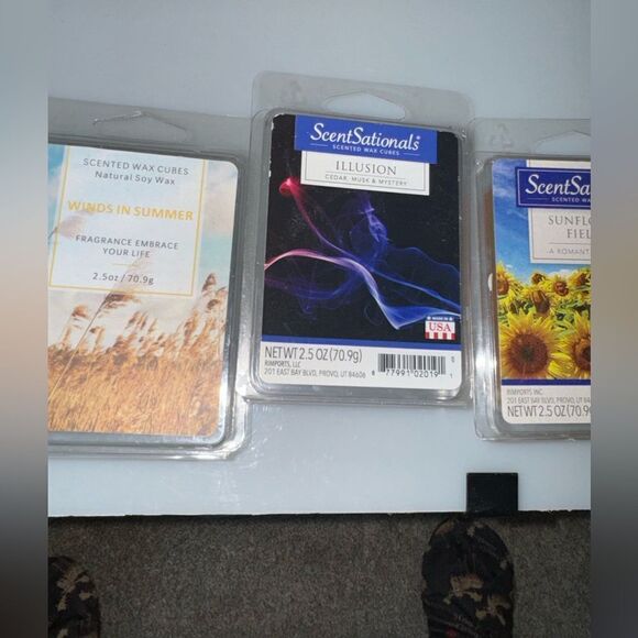 SCENTSATIONAL BRAND WAX BARS SET OF 3 - Picture 2 of 3